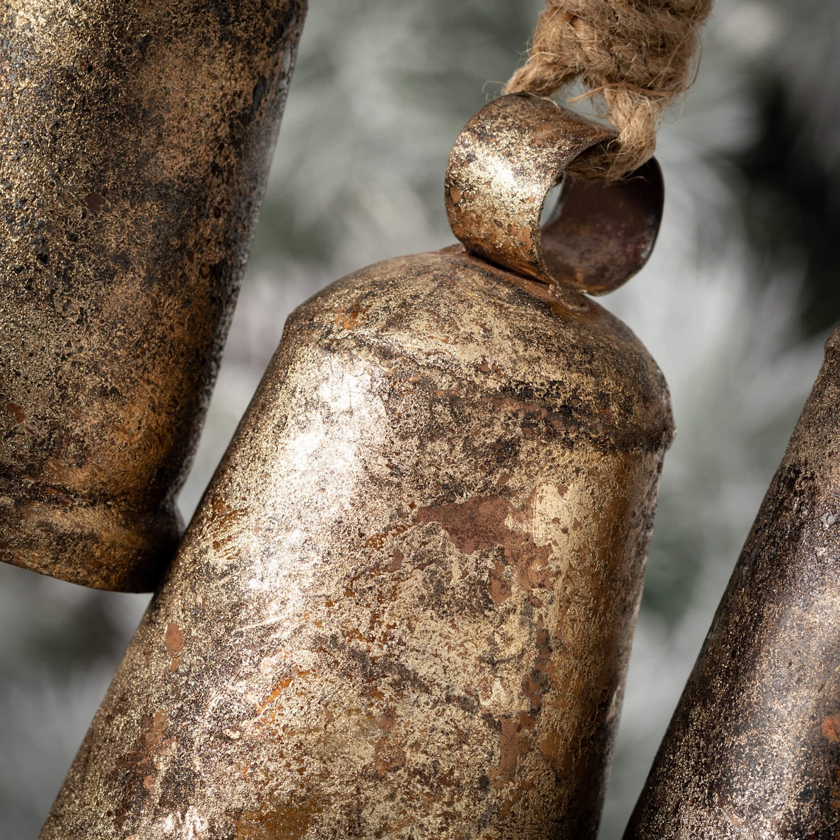 Rustic Bell Ornament - Cloth + Cabin