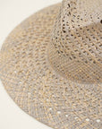 SEIRA - Wide Brim Open Weave Straw Rancher Hat
