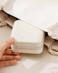 MACARON SOLID COLOR JEWELRY STORAGE BOX_CWAJE1541 - Cloth + Cabin
