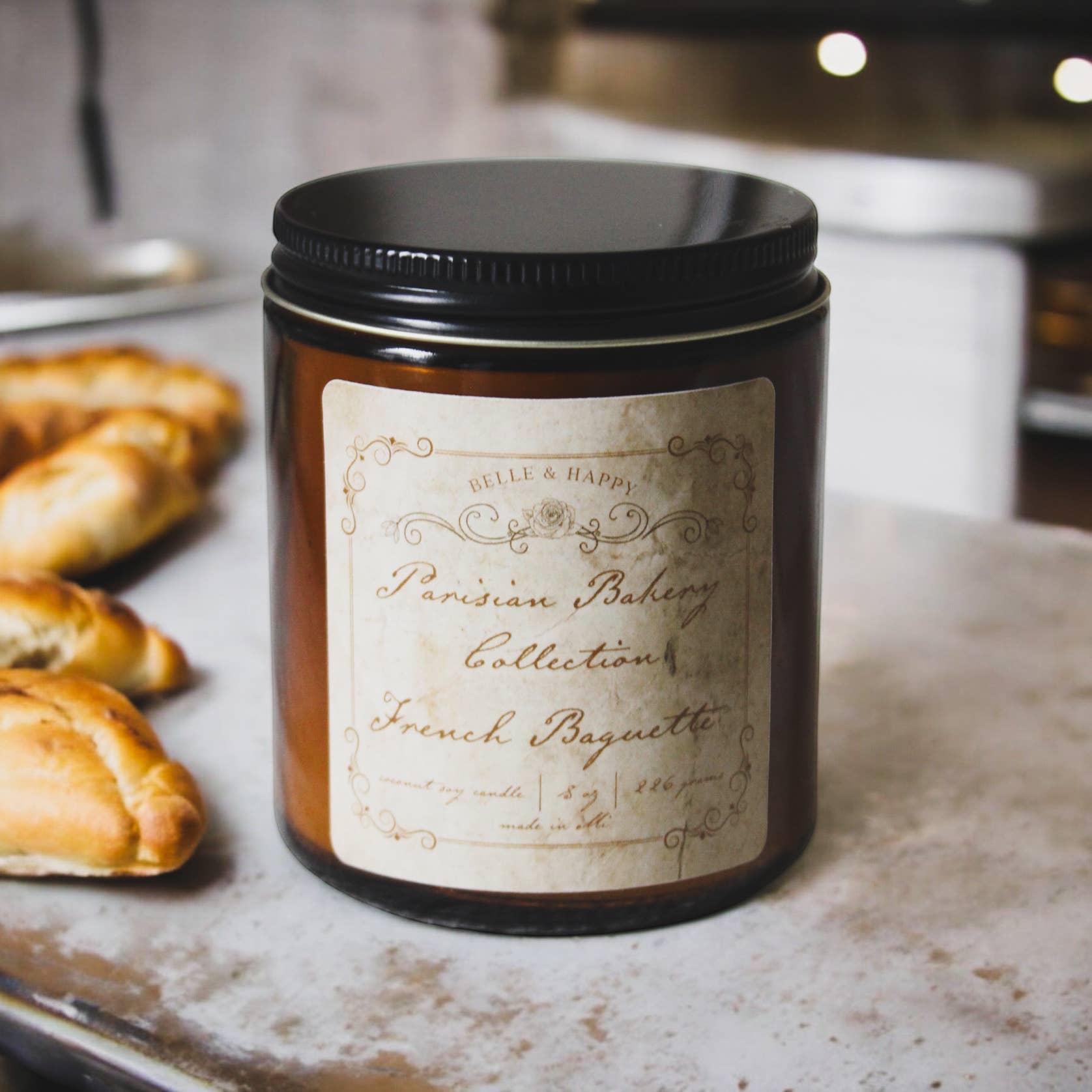 Parisian Bakery French Baguette Coconut Soy Candle