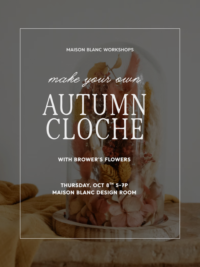 Autumn Dried Floral Cloche