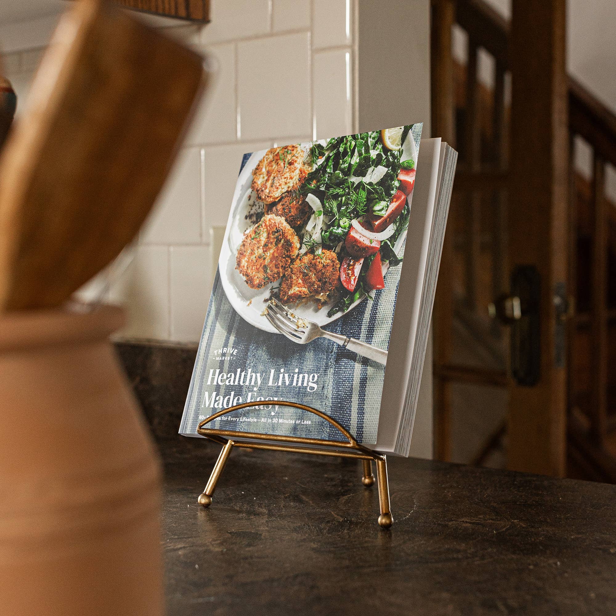 Faye Boho Brass Folding Easel Metal