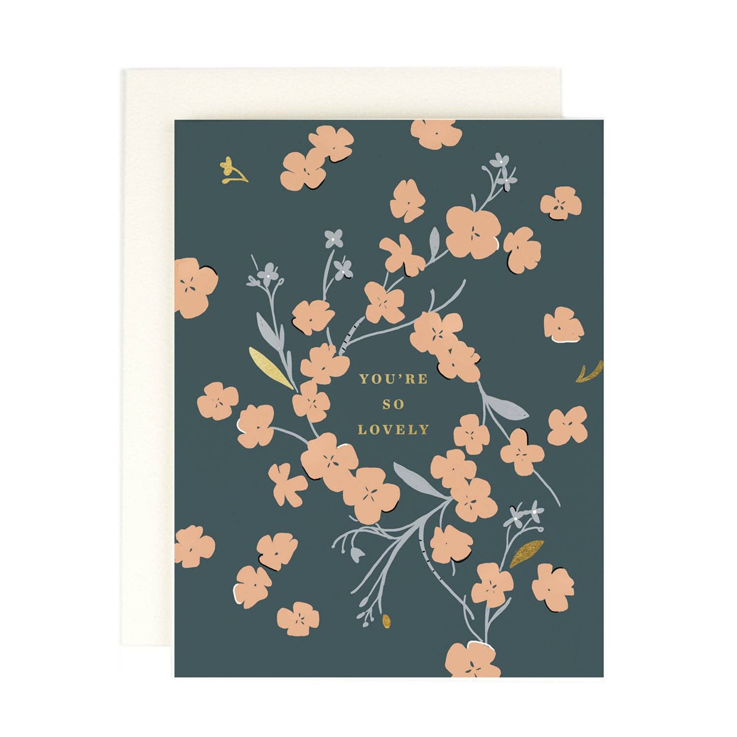You're So Lovely Greeting Card - Cloth + Cabin