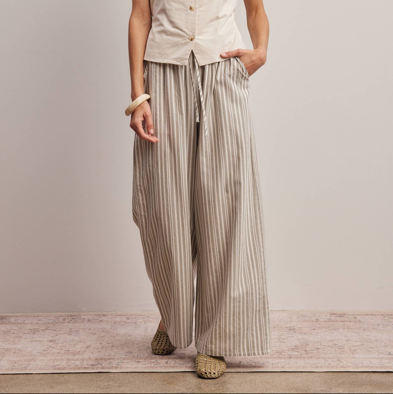 Kayden Striped Pants - Cloth + Cabin