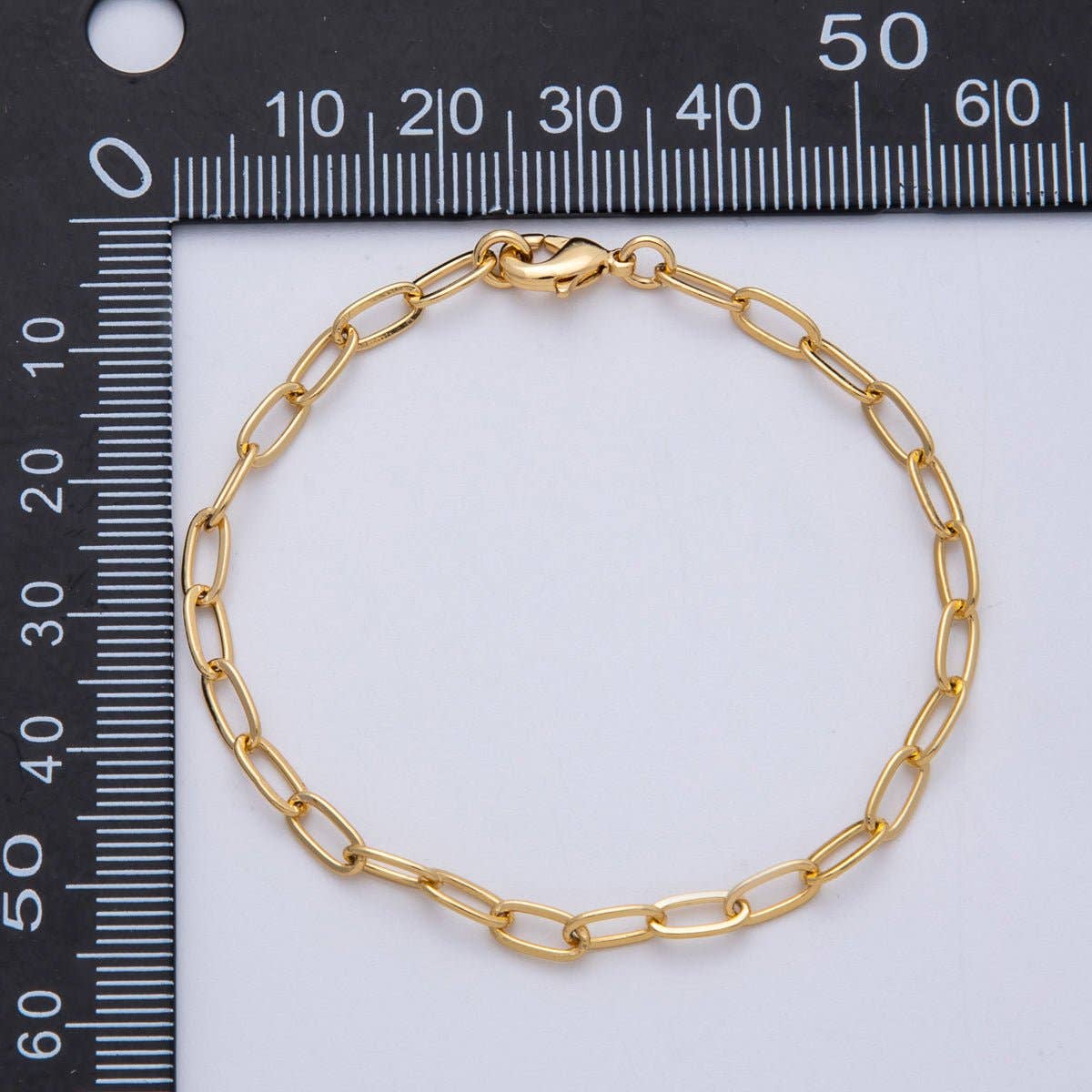 Minimalist Paperclip Chain Bracelet