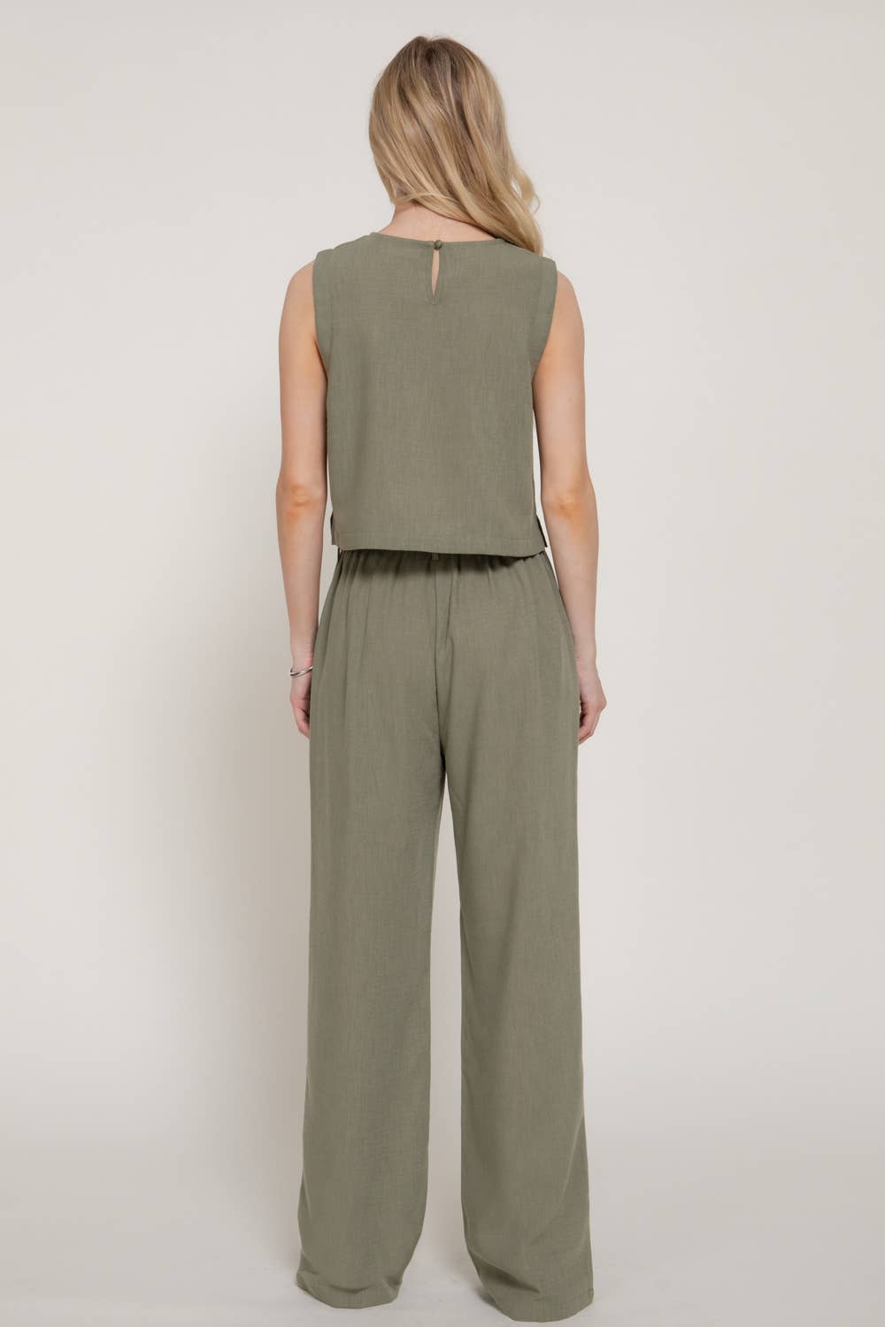 Brylee Linen Look Pants Set - Cloth + Cabin