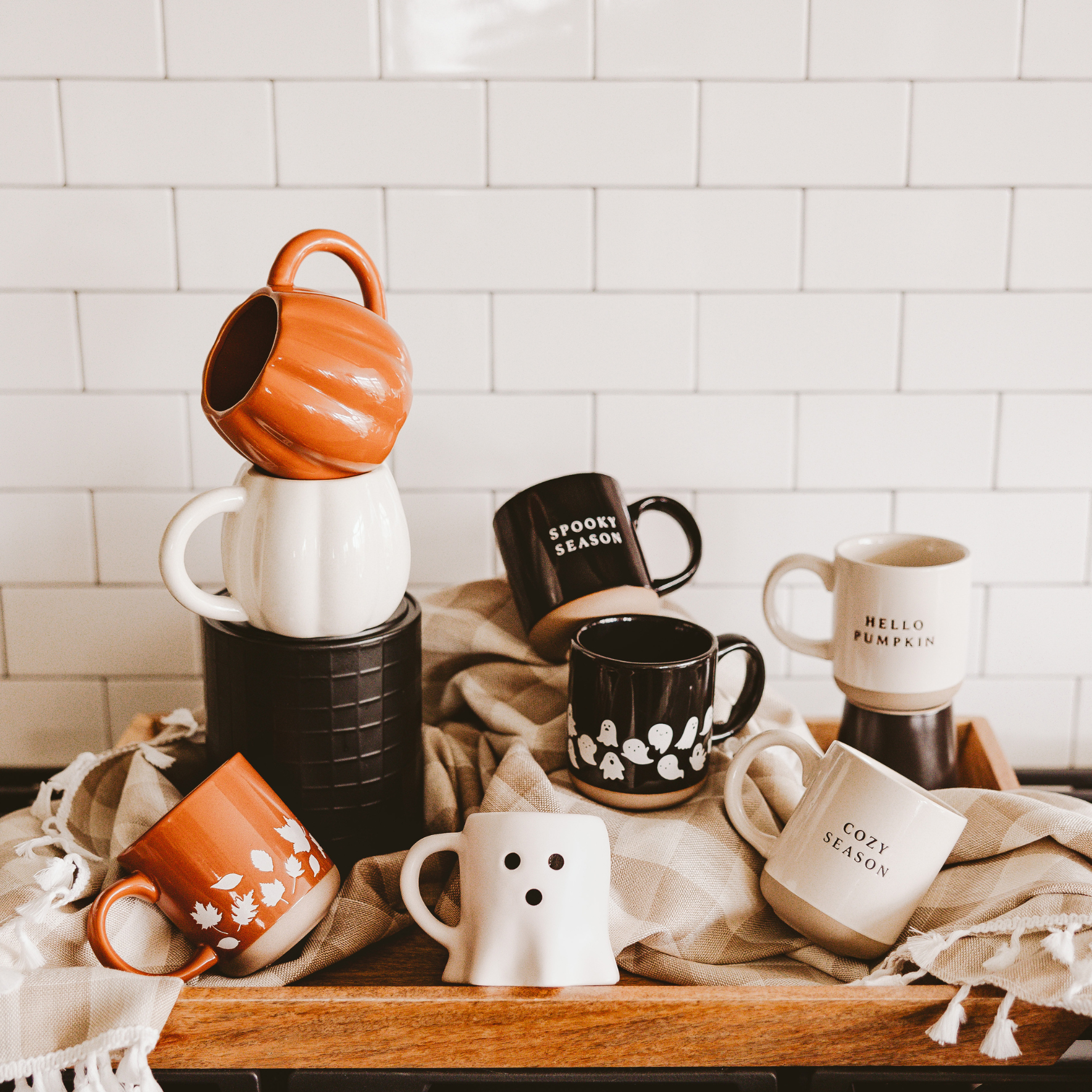 Cream Pumpkin Coffee Mug - Cloth + Cabin