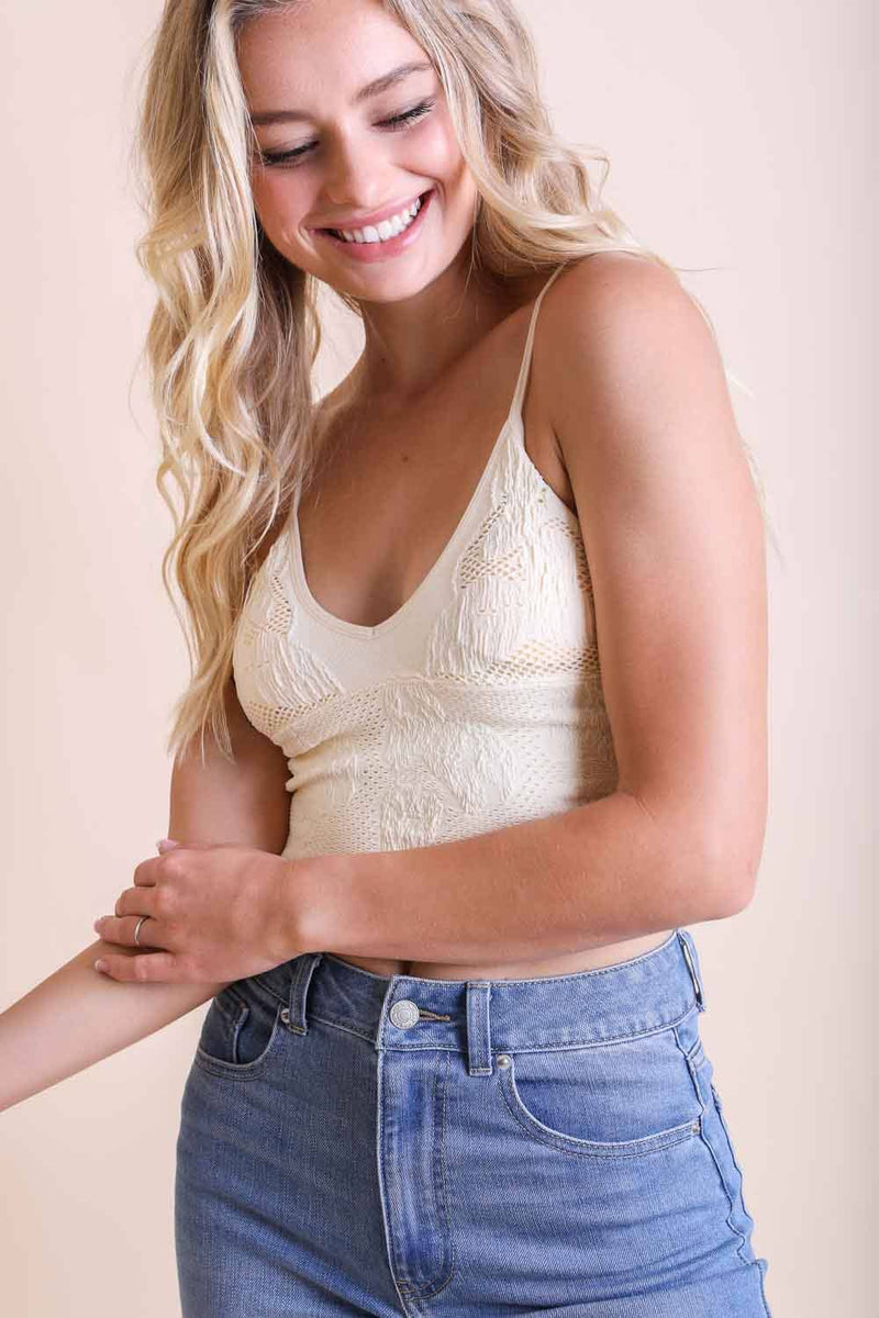 Ashlee  Seamless Padded V Neck Brami 🎀