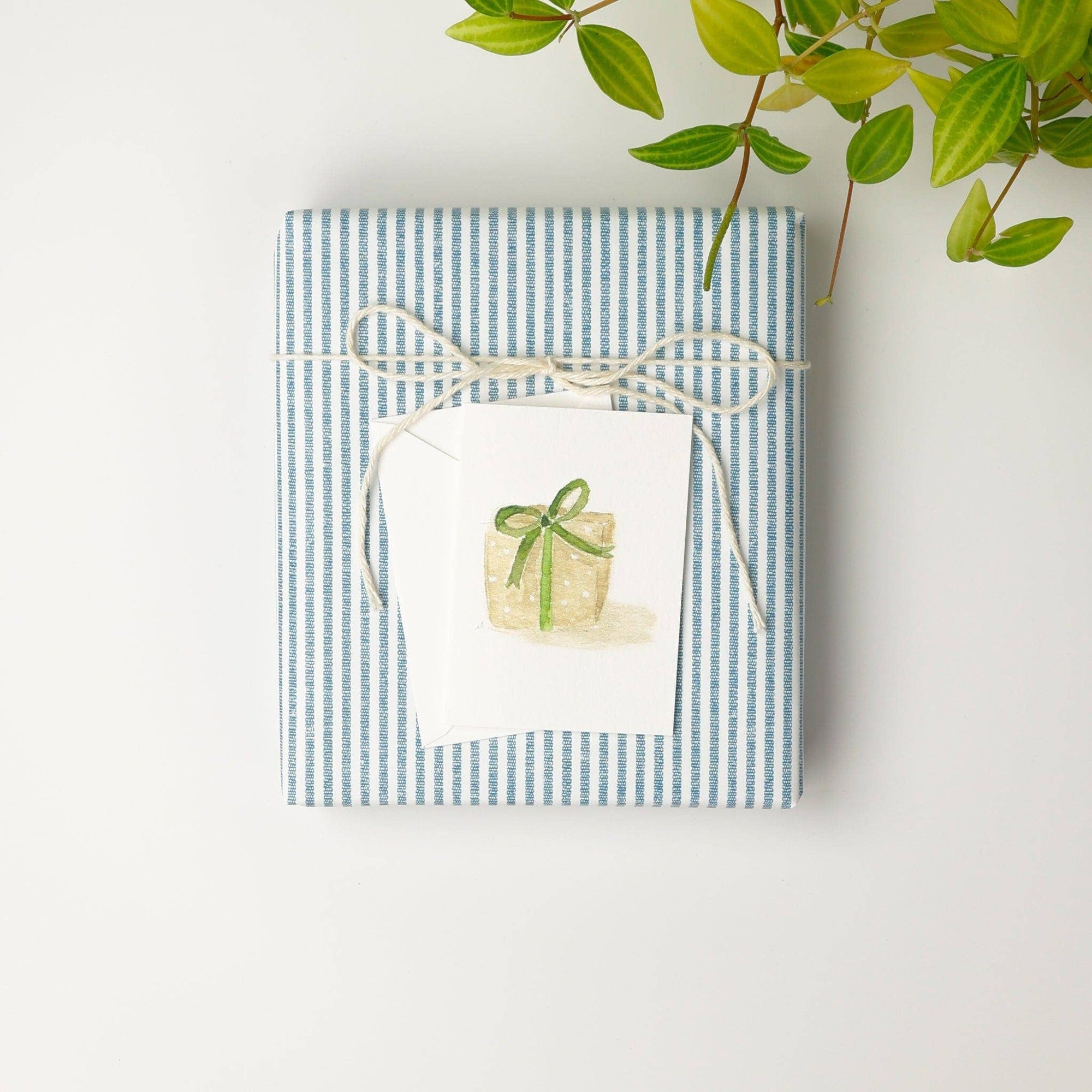Kraft Gift Mini Notecard - Cloth + Cabin