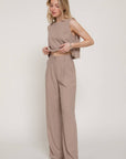 Brylee Linen Look Pants Set