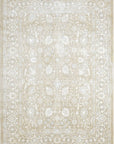 4x6 Dalia Floral Oriental Sand Indoor Outdoor Rug