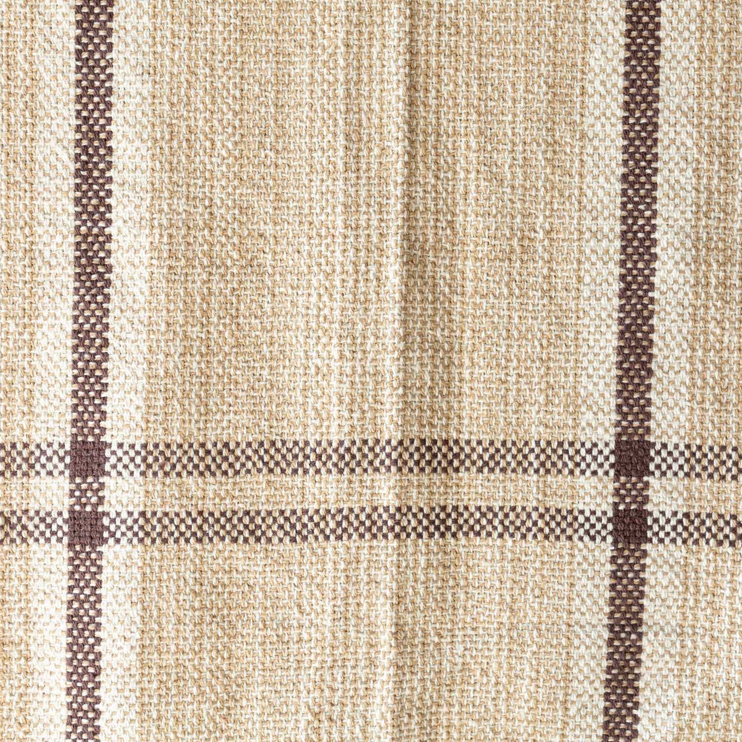 Mel Farmhouse Plaid Oversized Throw Side Fringe