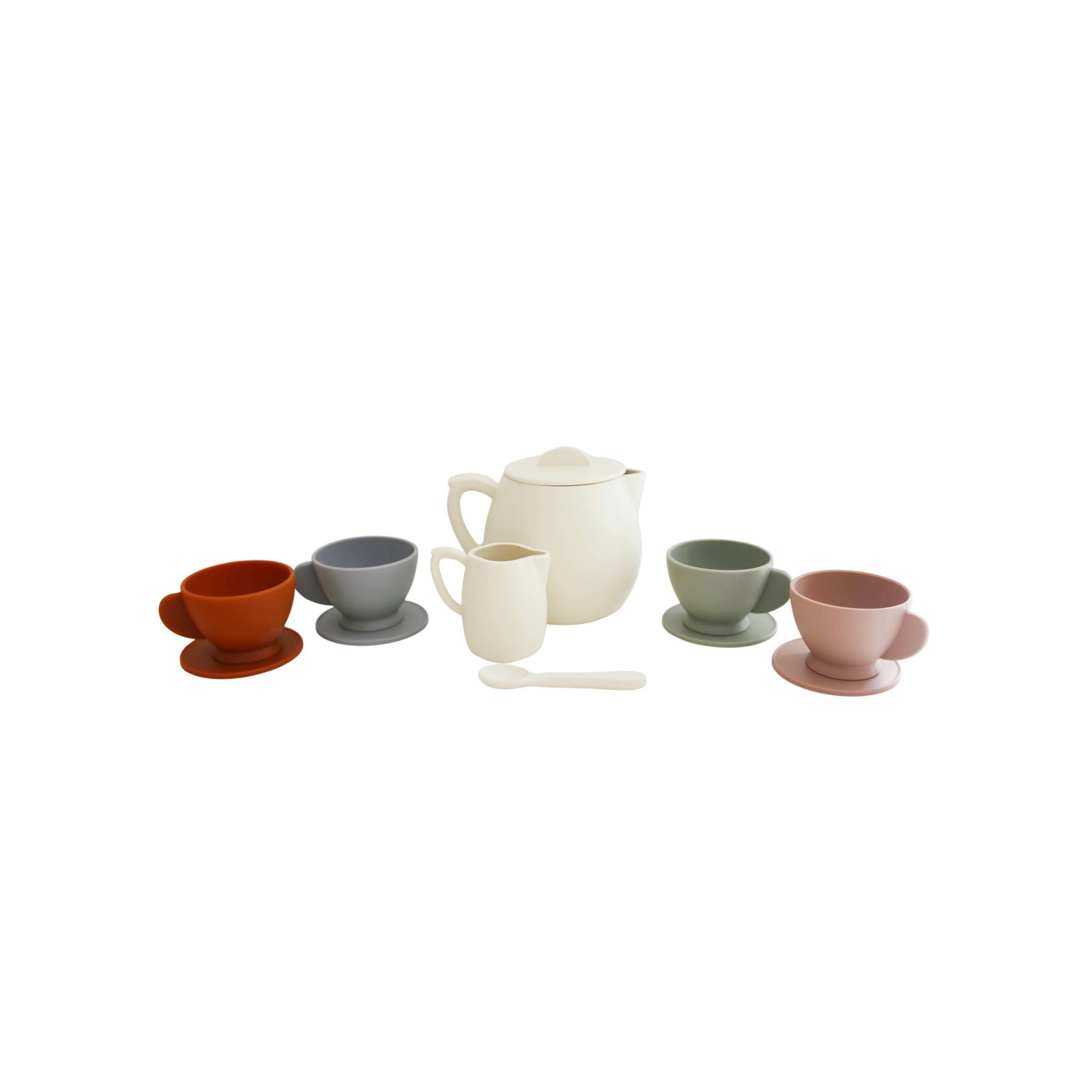 Multi Mix Silicone Tea Play Set