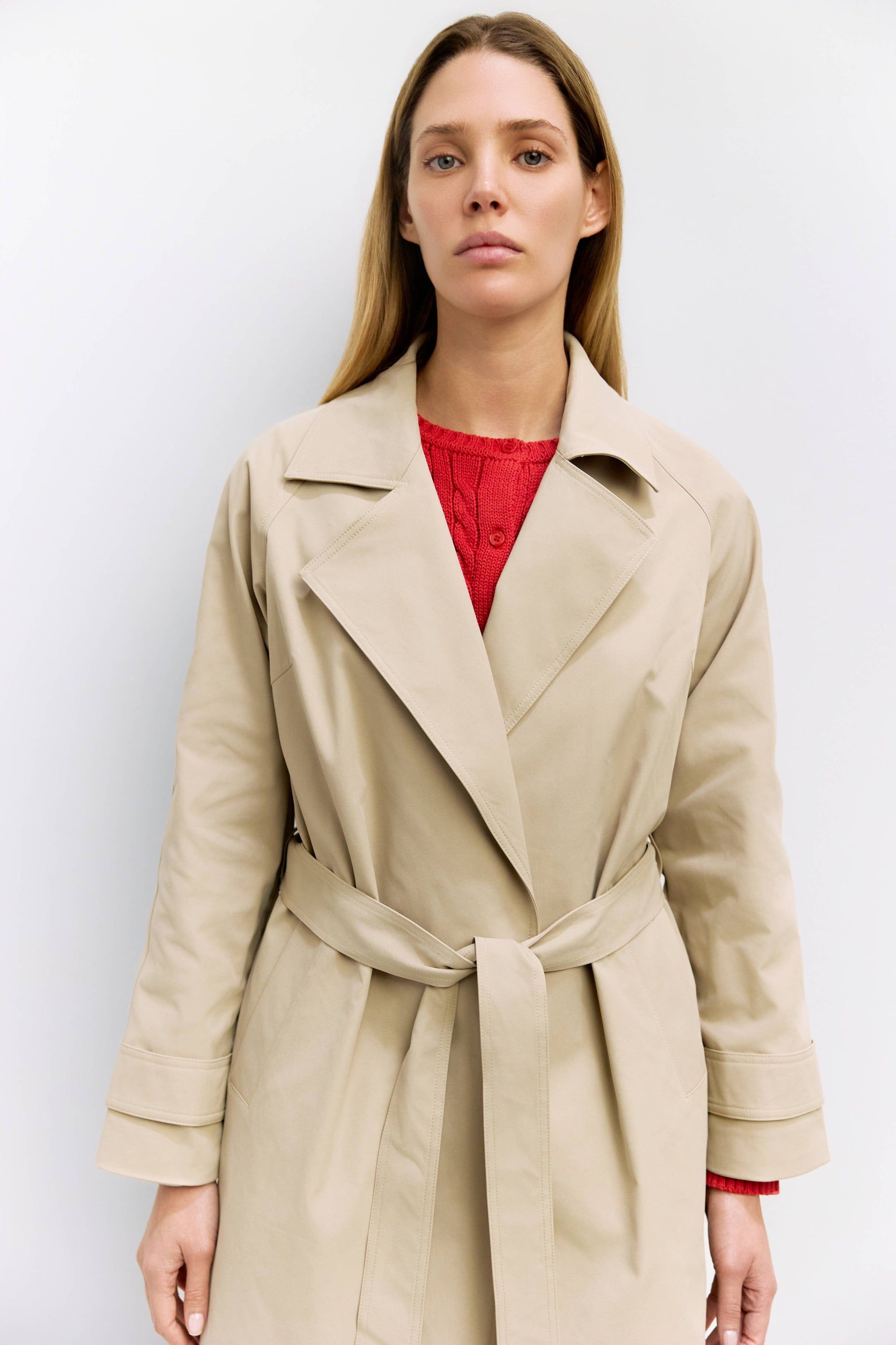 Diane Brushed Twill Trench Coat - Cloth + Cabin