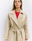 Diane Brushed Twill Trench Coat - Cloth + Cabin