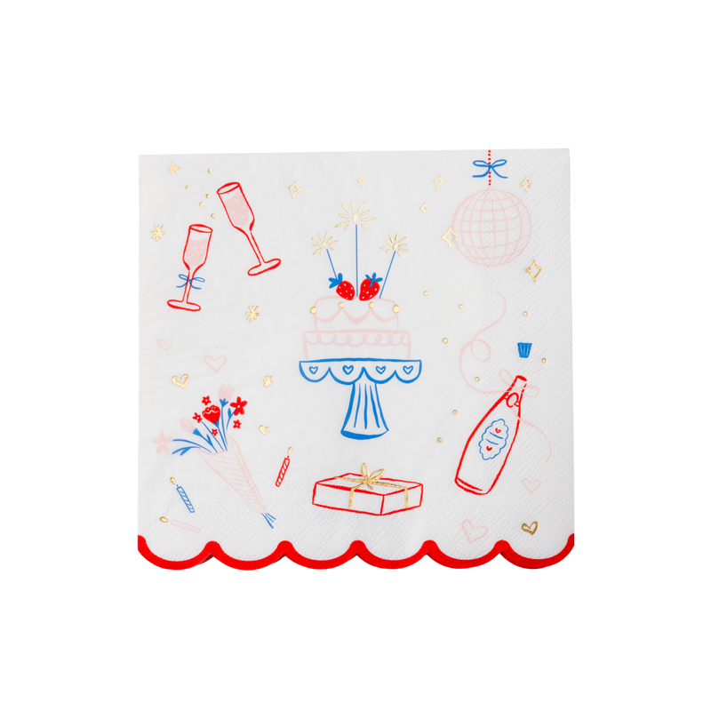 Celebration Icon Large Napkins - Cloth + Cabin