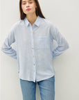 Aleah Pinstripe Button Down Shirt - Cloth + Cabin