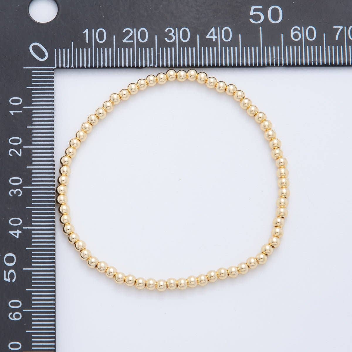 3mm Minimalist Round Ball Stretch Bracelet