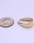 14k Gold Filled Chunky Hoop