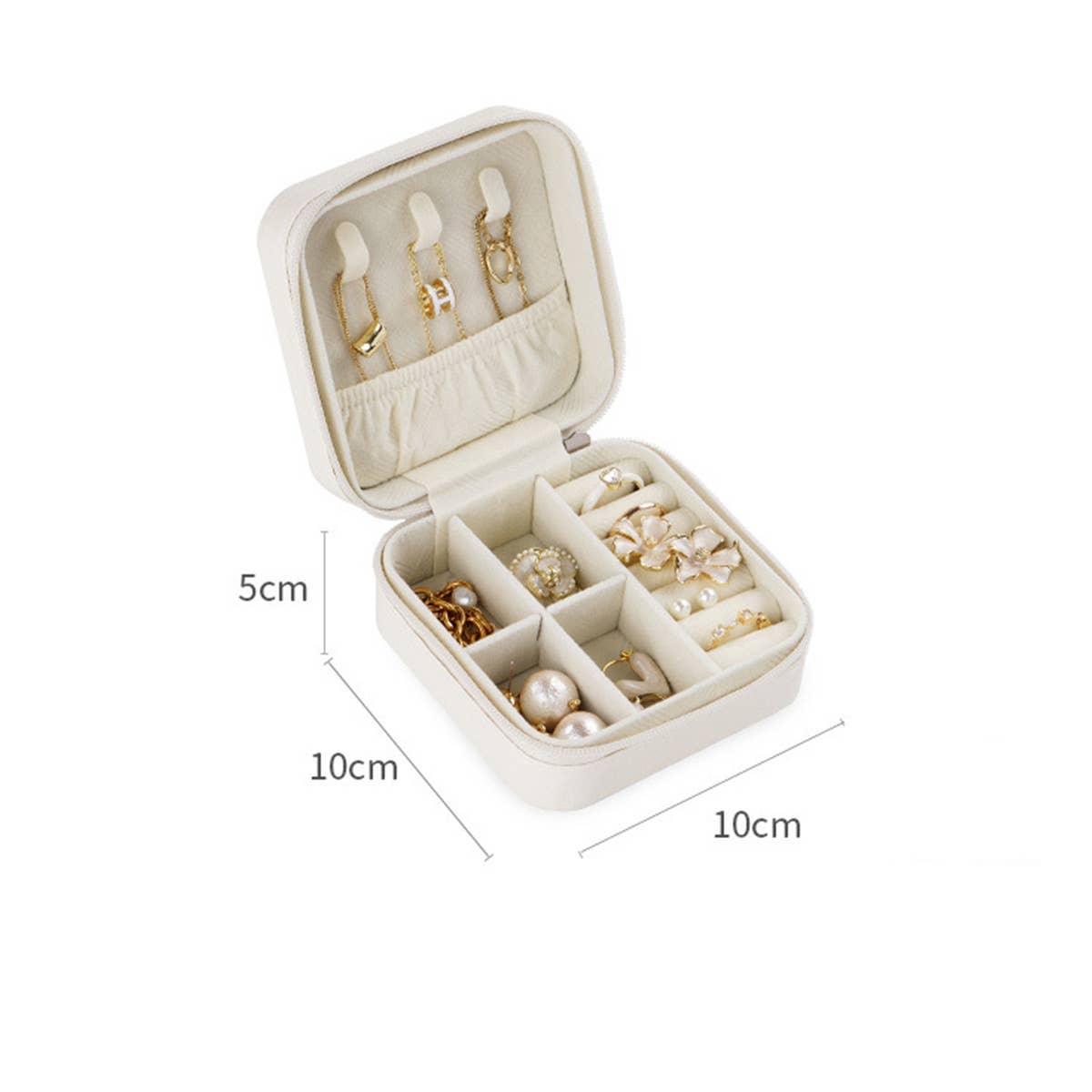 MACARON SOLID COLOR JEWELRY STORAGE BOX_CWAJE1541 - Cloth + Cabin