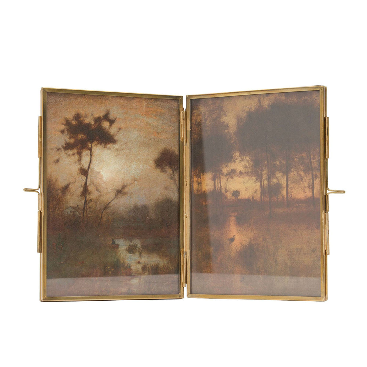 5x7 Henrie Folding Photo Frame Brass