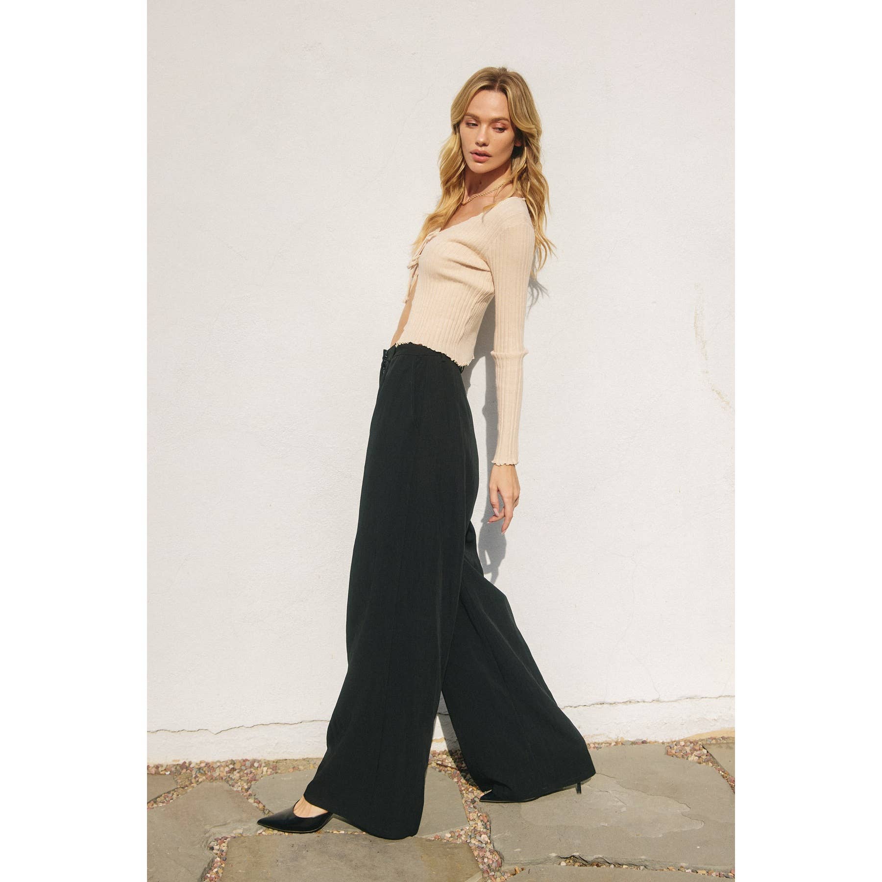 My Go To Wide Leg Trousers - Cloth + Cabin