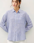 Aleah Pinstripe Button Down Shirt - Cloth + Cabin