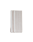 Stripe Napkin in Nougat/Set Of 4 - Cloth + Cabin