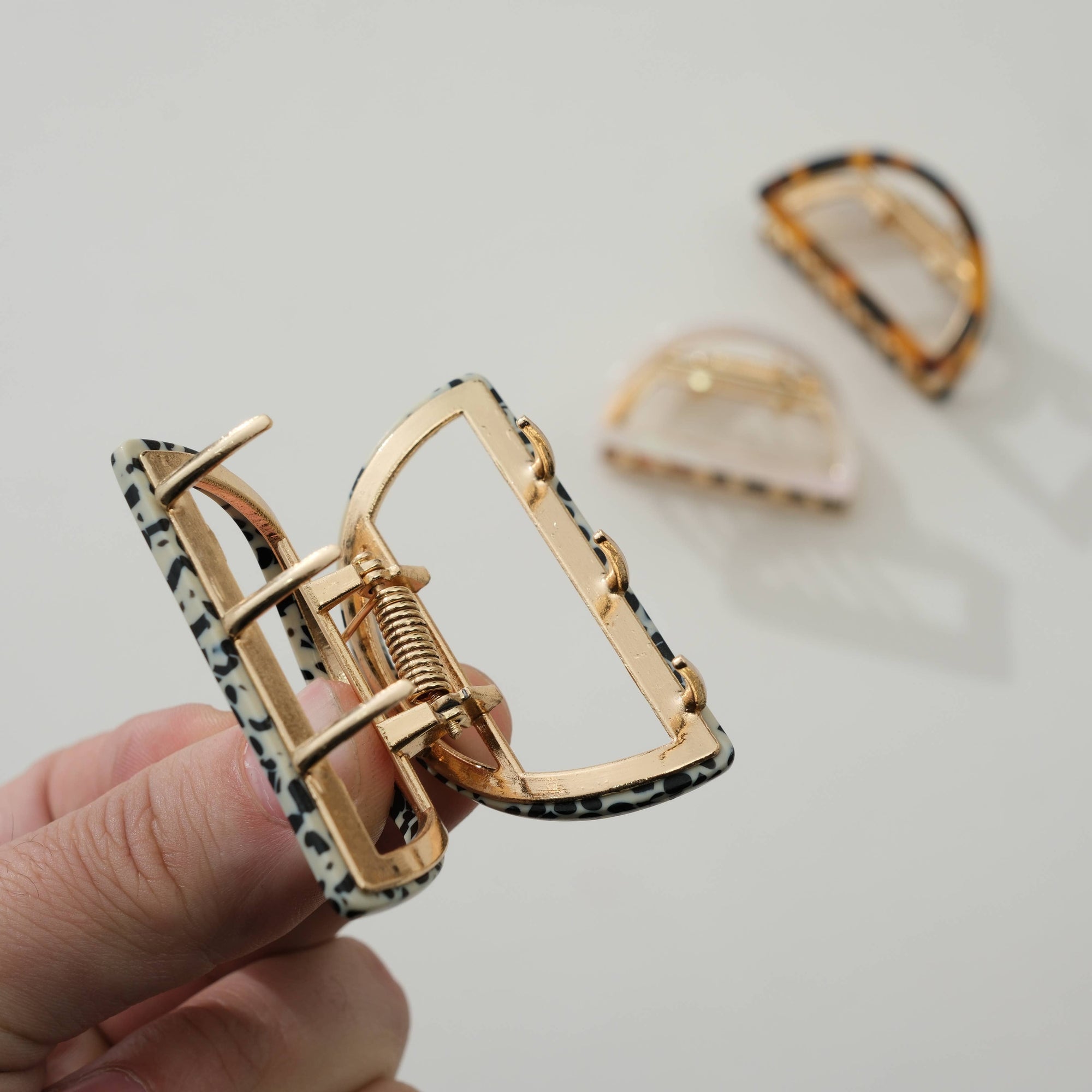 Rosalie Core Classic Half Moon Metal Claw Clip - Cloth + Cabin