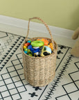 Woven Seagrass Hanging Basket - Cloth + Cabin