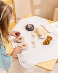 Wooden bakery playset