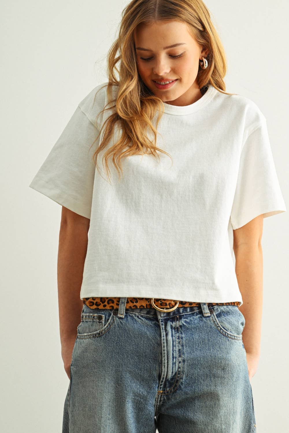 Baylee Short Sleeve Linen Knitted Top