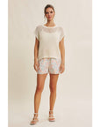 Melanie Fishnet Sweater
