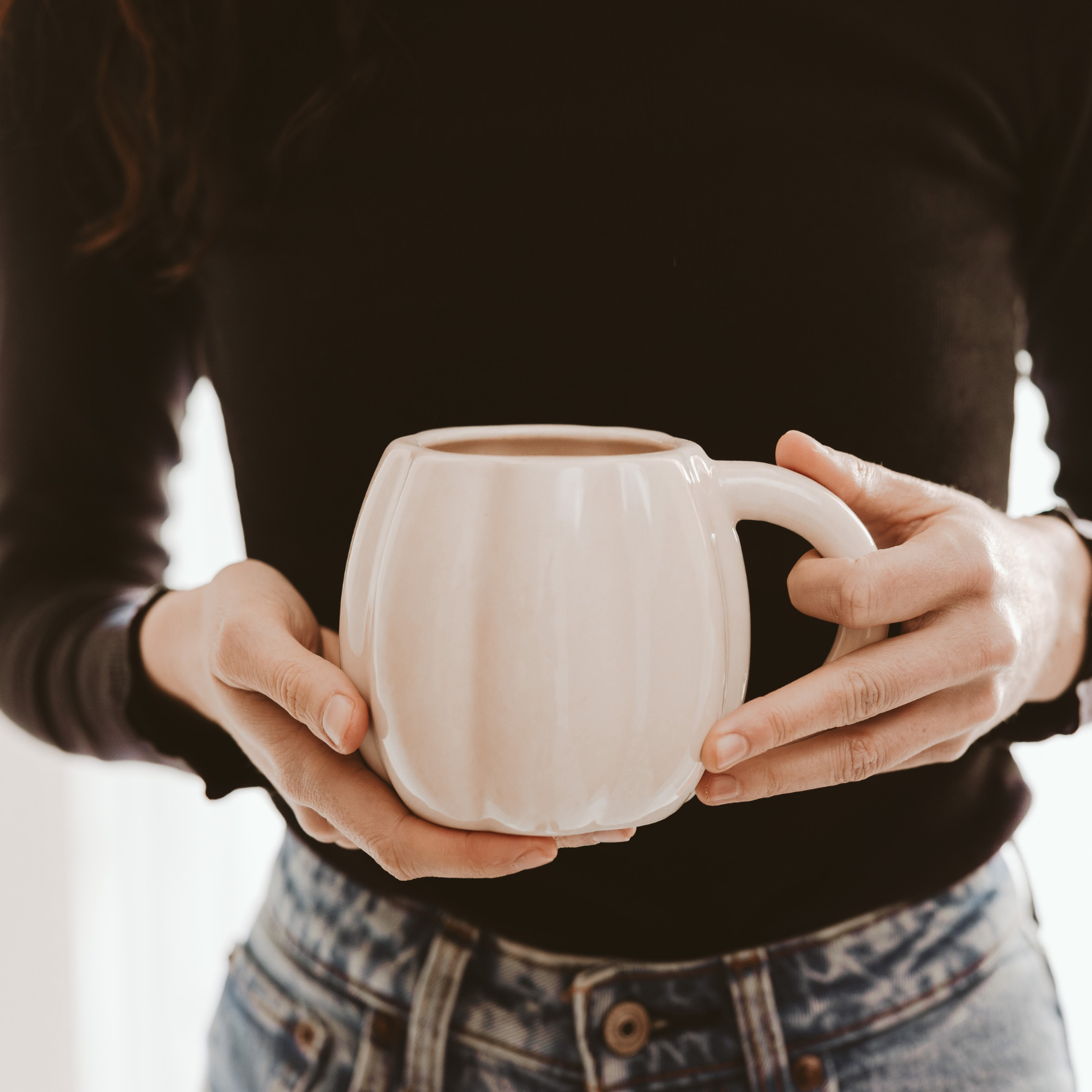 Cream Pumpkin Coffee Mug - Cloth + Cabin