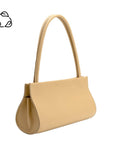 Ryleigh Yellow Recycled Vegan Leather Shoulder Bag - Cloth + Cabin
