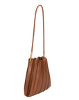 Carrie Saddle Pleated Vegan Shoulder Bag - Cloth + Cabin
