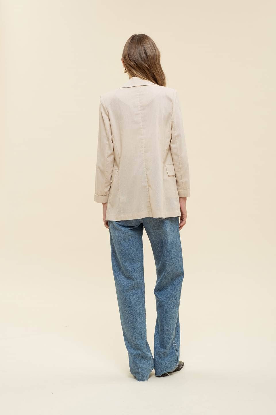 Miah Linen Blend Blazer - Cloth + Cabin