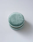 Round Velvet Jewelry Box Case