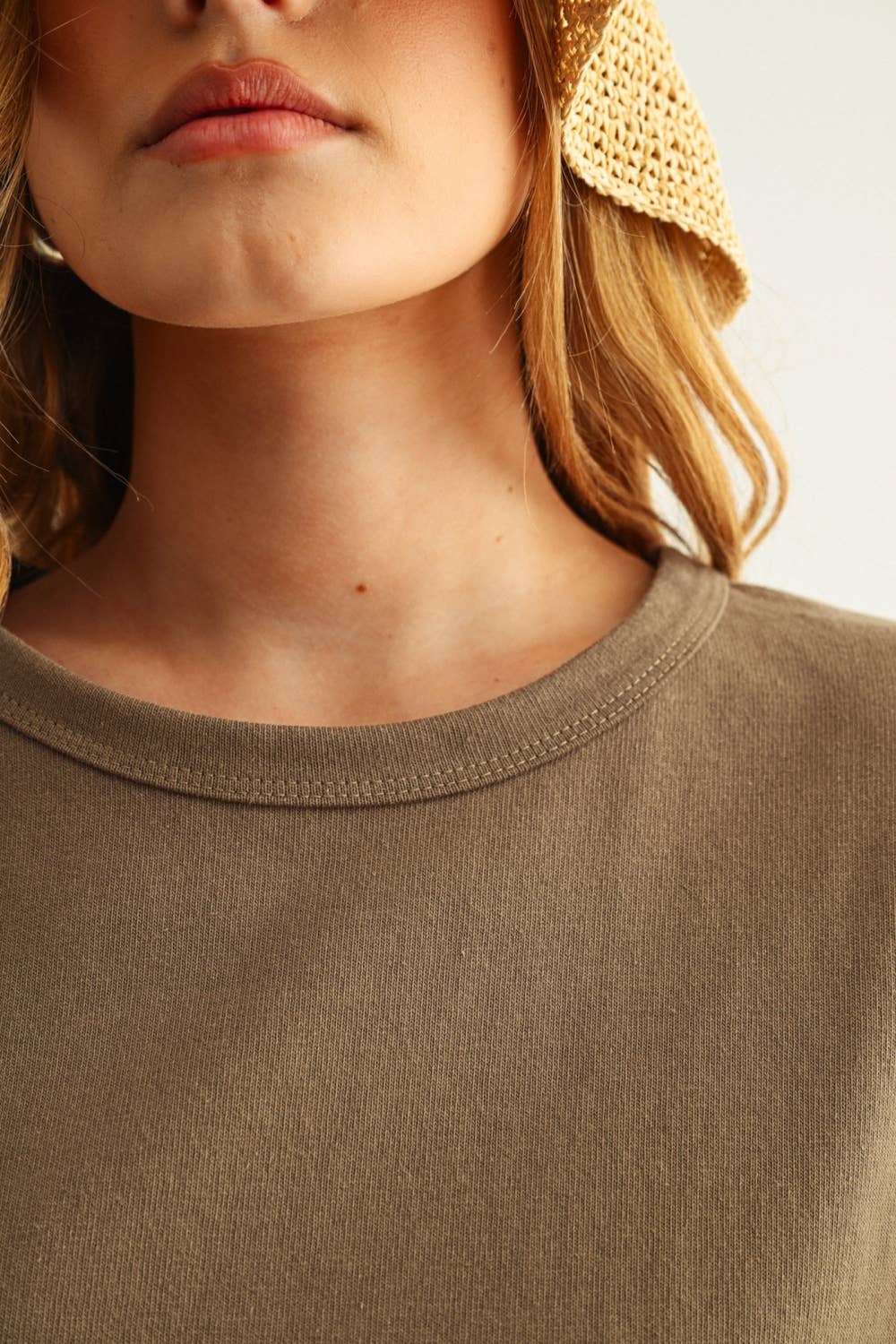 Baylee Short Sleeve Linen Knitted Top