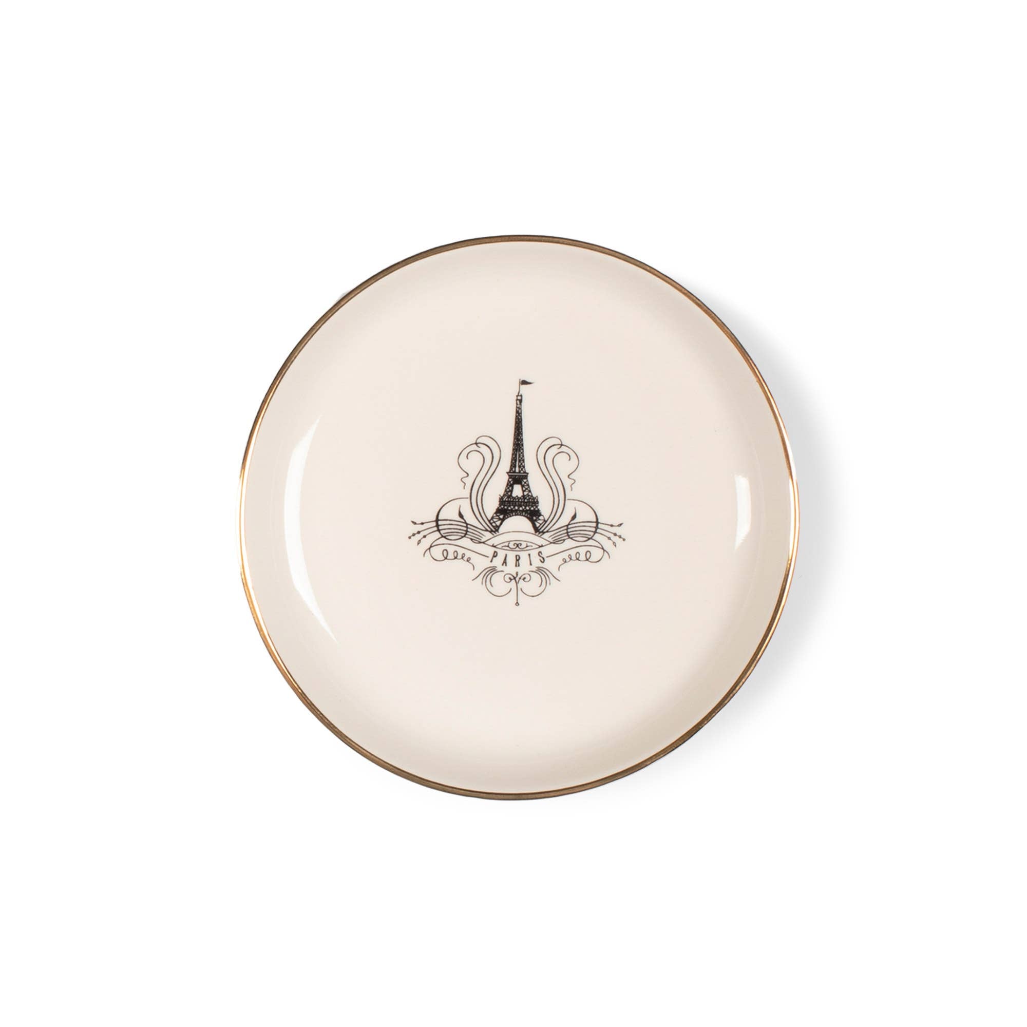 Noir Round Trinket Dish - Cloth + Cabin