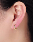 Minimalist Huggie Earrings