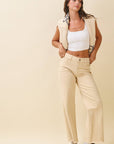 Natalie Wide Leg Denim Pants - Cloth + Cabin