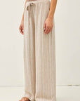 Kyra 29"  Striped Linen Pants - Cloth + Cabin