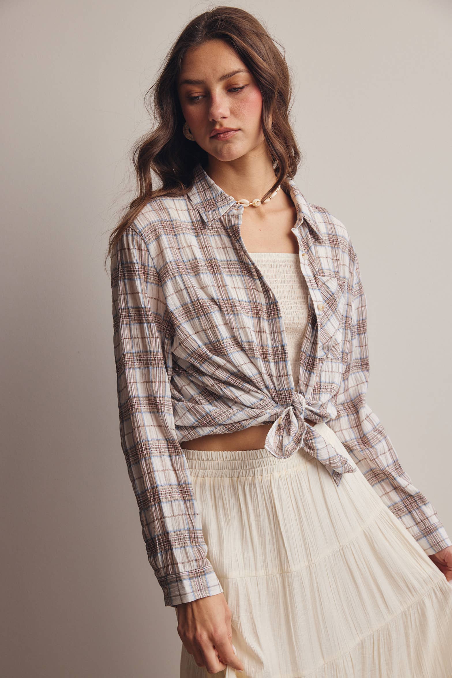 Krista Plaid Shirt