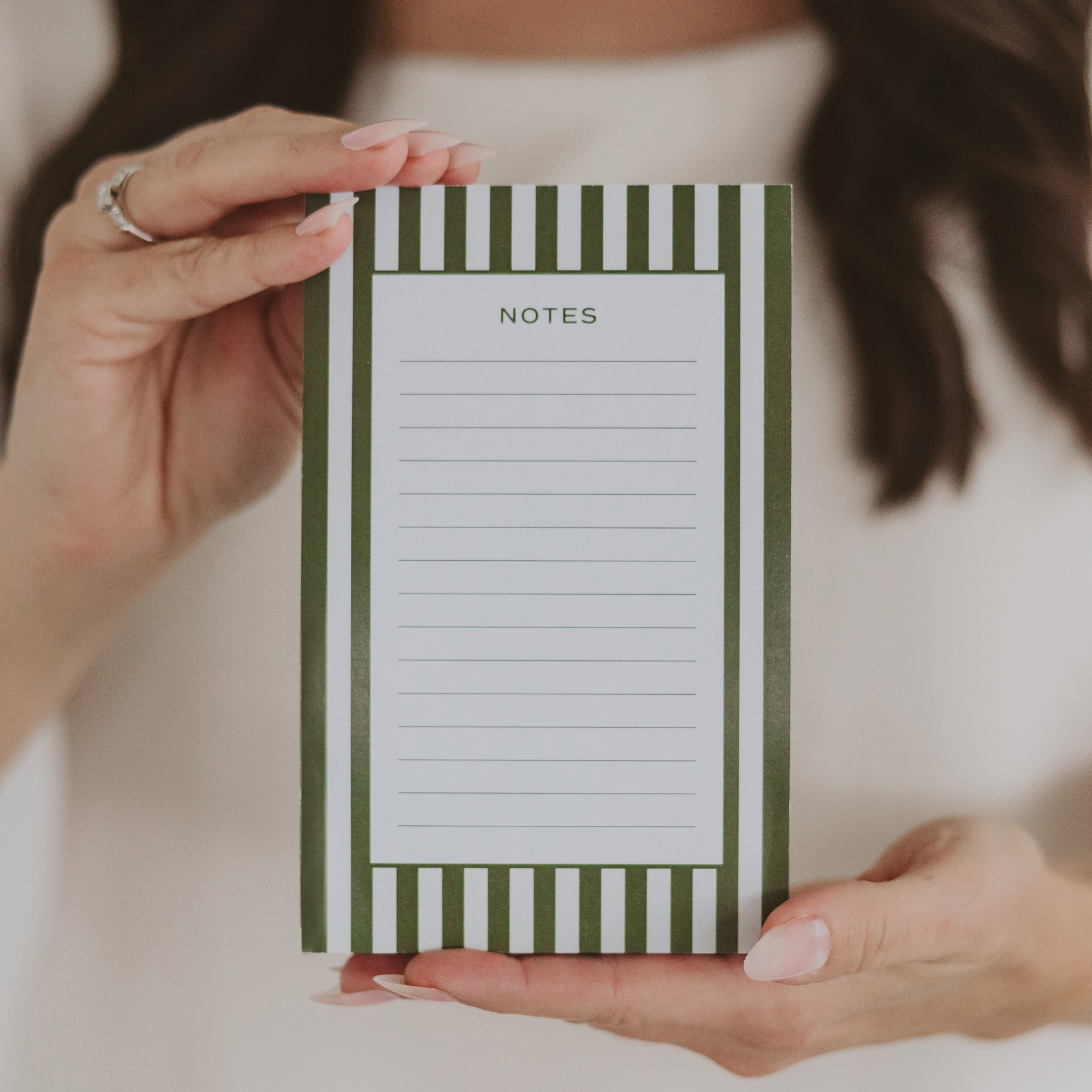Striped Notepad - Cloth + Cabin