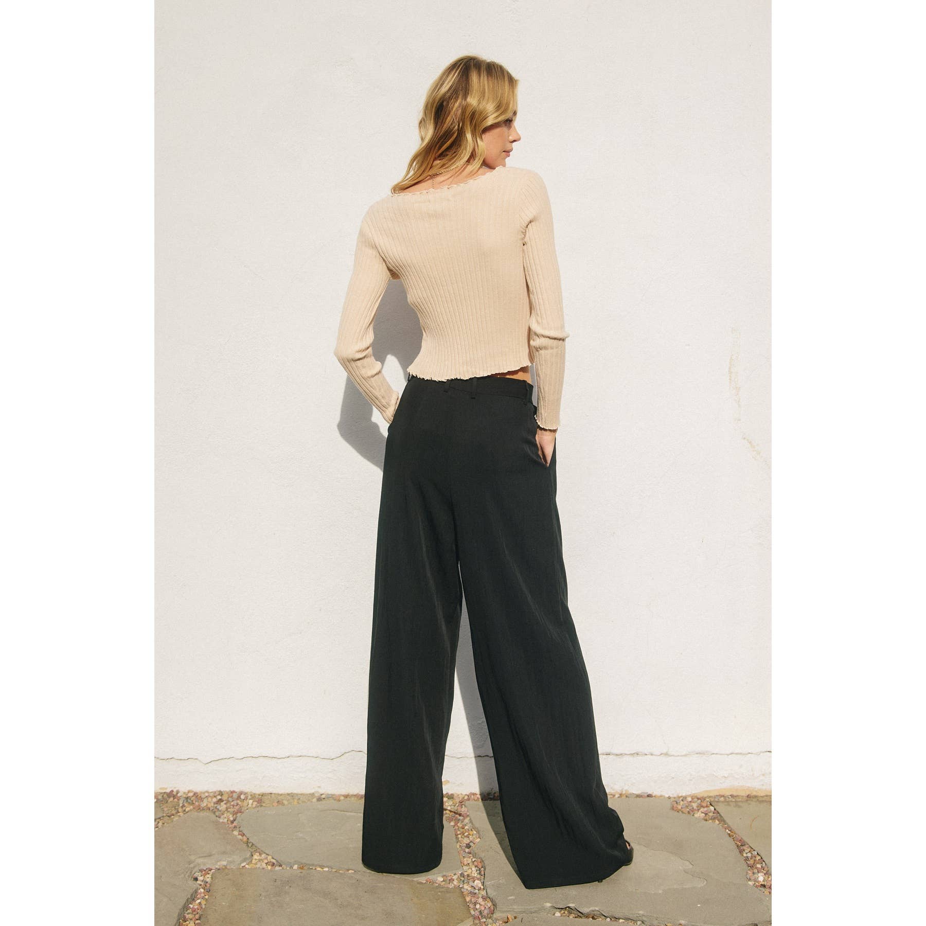 My Go To Wide Leg Trousers - Cloth + Cabin