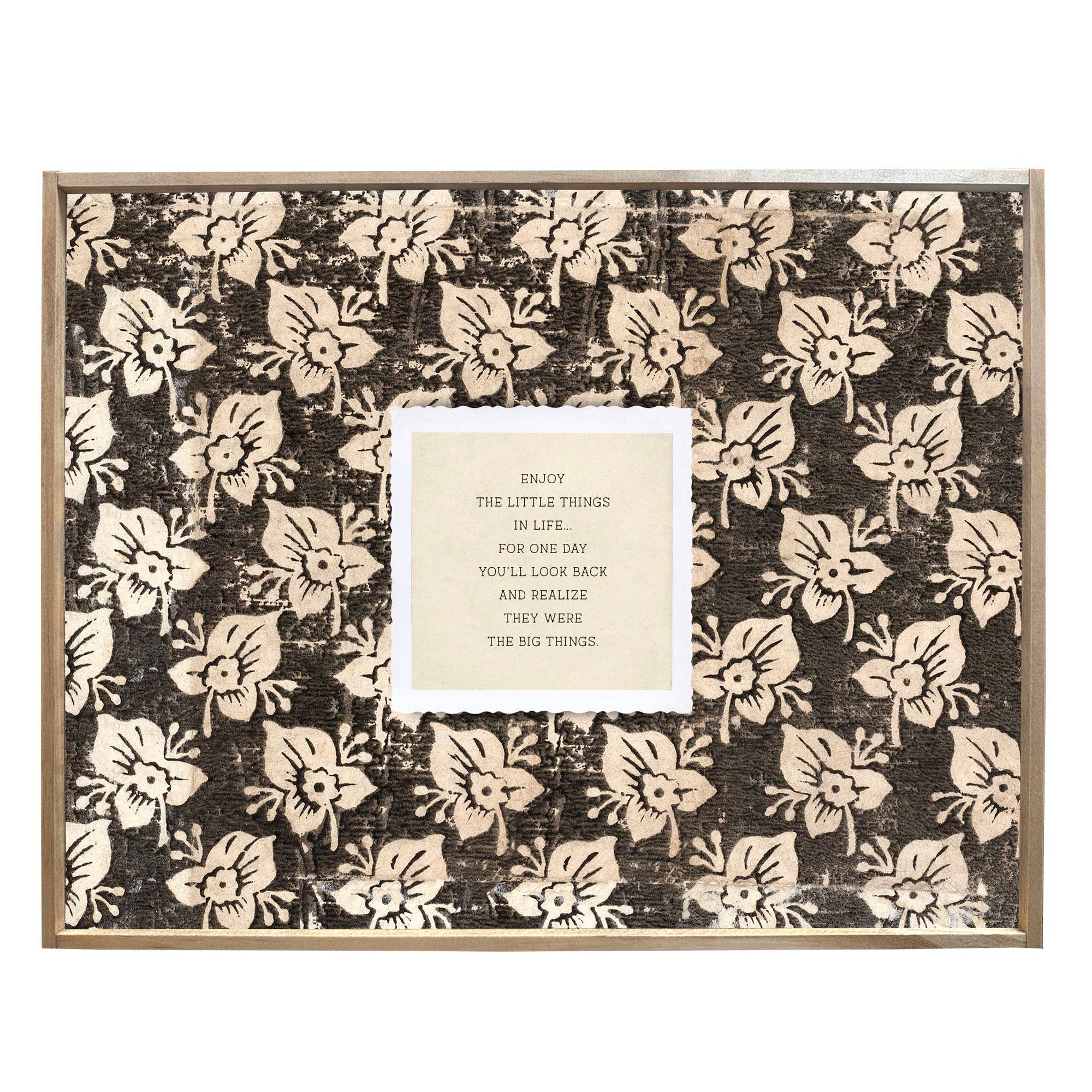 Wallpaper Print - Enjoy the Little Things - Cloth + Cabin