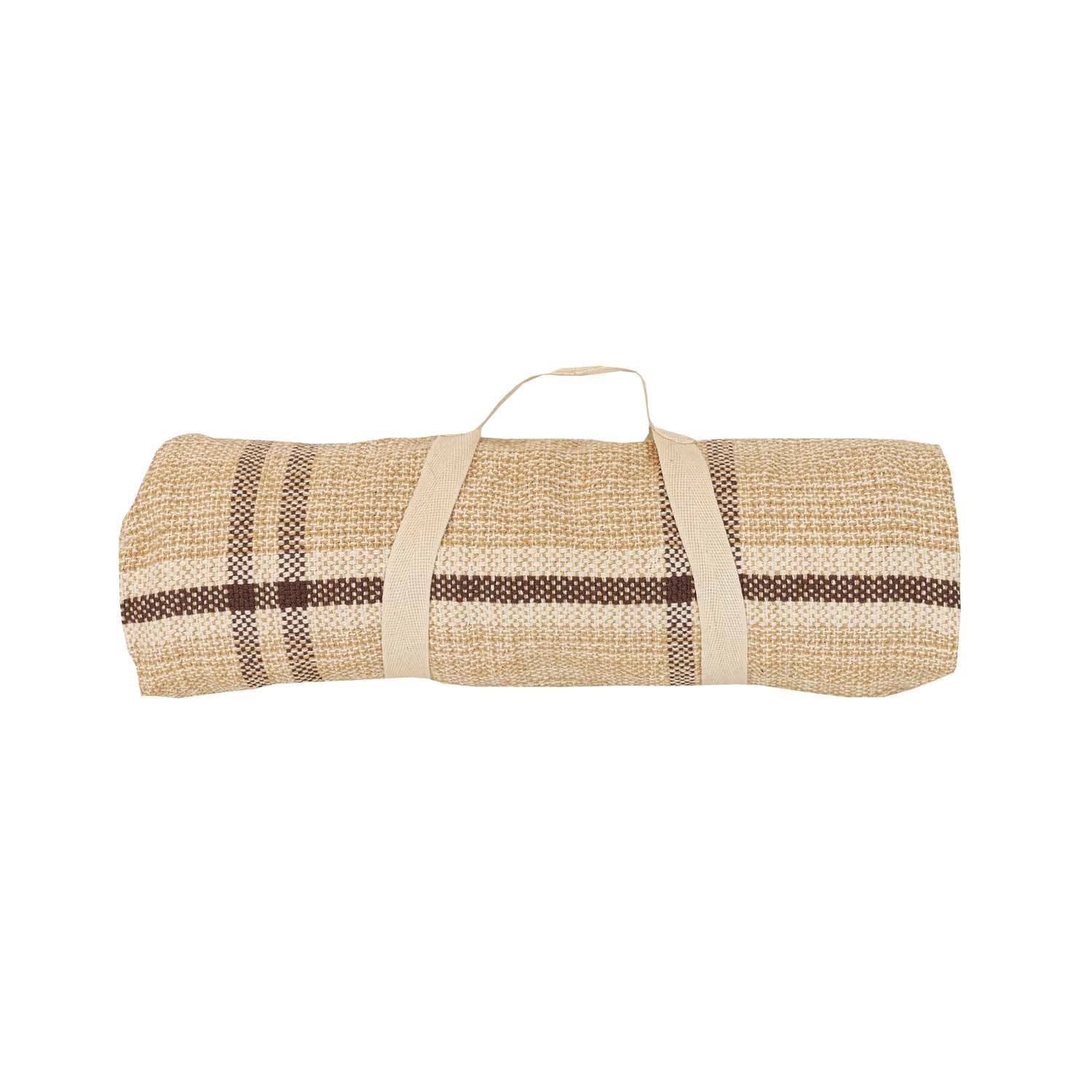 Mel Farmhouse Plaid Oversized Throw Side Fringe