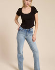 Juliette Scoop Neckline Tee - Cloth + Cabin