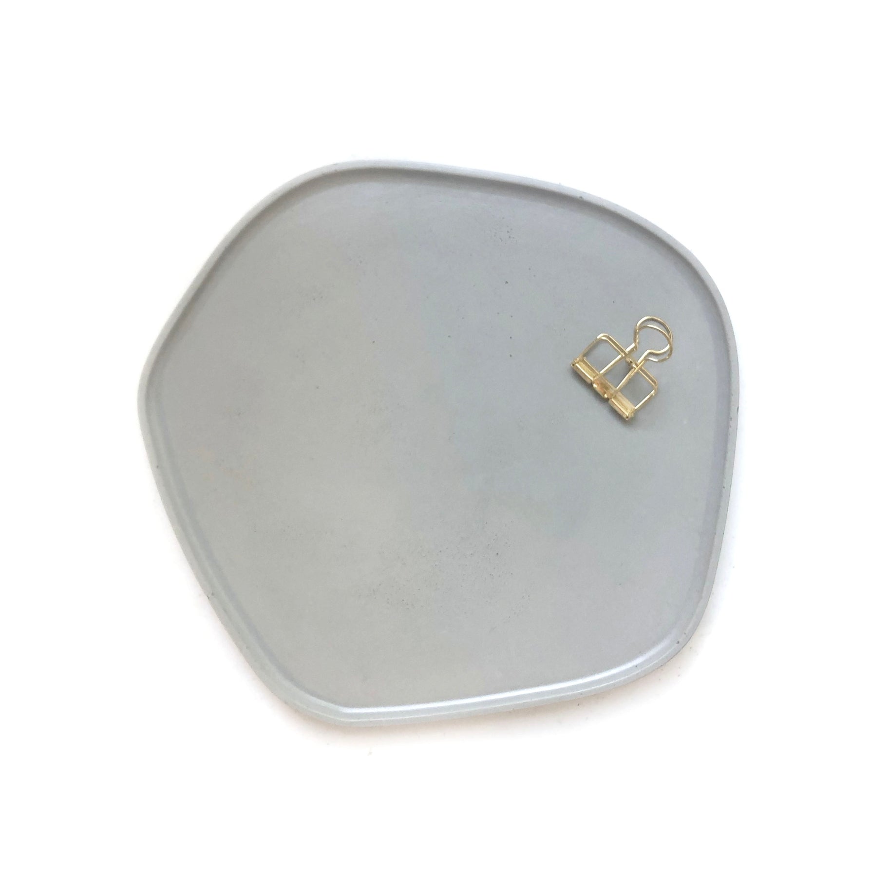 Medium Concrete Organic Tray - Cloth + Cabin
